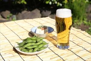 ビールと枝豆
